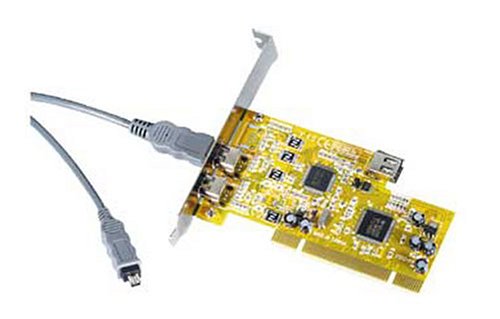 Heimkinosysteme: Hama 3-Port PCI-Firewire-Karte inkl. Anschlusskabel und Software