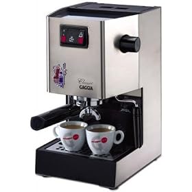 Gaggia Classic Brushed Stainless Steel Espresso Machine - 14101 by Gaggia