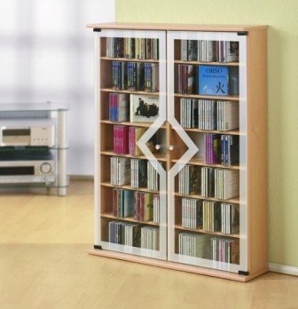 Verst&auml;rker und Receiver: VCM Venezia CD/DVD/Video-Schrank eiche