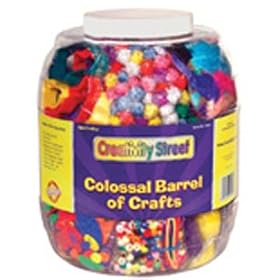 barrel of crafts for kids