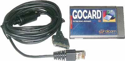 MP3 Player: Madge Networks GoCard 3221 NIC Token Ring PCMCIA II RJ45 (UTP) 16/4