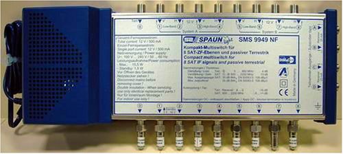 Festplatten: Spaun 9x4 Multischalter SMS 9949 NF ; 5 Jahre Garantie