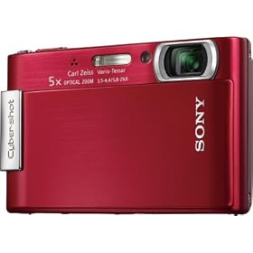 Sony Cybershot DSC-T200 Digital Camera - Red Sony Cybershot DSC-T200 Digital Camera - Red