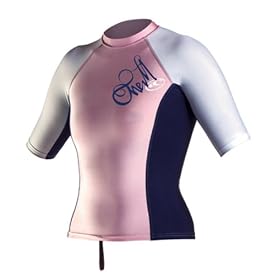 O'Neill Solid Womens Skins Shortsleeve Rashguard O'Neill Solid Womens Skins Shortsleeve Rashguard