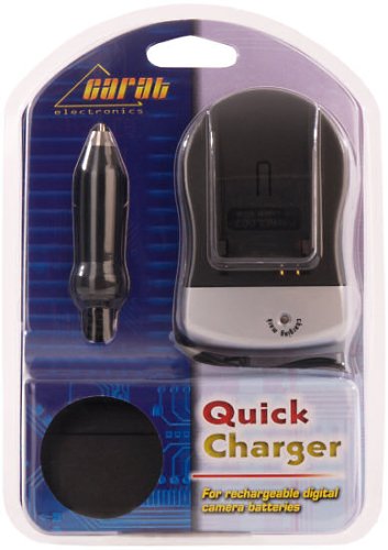 Camcorder: Carat BC-502 Charger f�r Olympus LI-30 mit 12V Autokabel