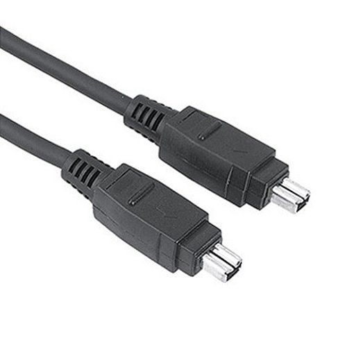 Heimkinosysteme: Hama 4,5 m Firewire-Kabel 4pol-4pol Schwarz