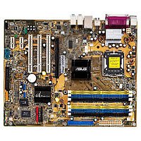 Elektronik und Foto: Asus Intel Motherboard P5GDC PRO S775 I915P ATX (SND GLN U2 FSB800 SATAR)