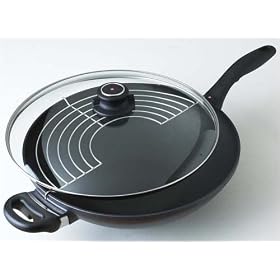 Swiss Diamond - 14.1 Covered Wok w Rack by Swiss Diamond