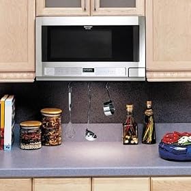 Sharp Over the Counter Microwave Oven - 1100W - Stainless Steel - R1214 by Sharp