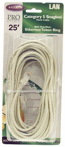 Kamerazubeh&ouml;r: Belkin A3L791-25-S Patchkabel Kat5e UTP grau 7.5 m