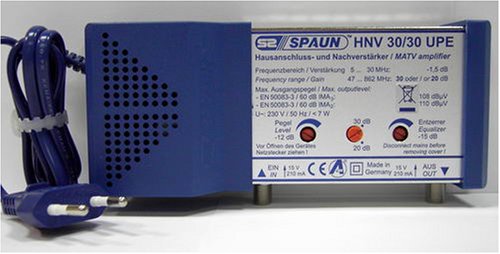 Festplatten: Spaun BK - Kabelfernsehen Verst�rker 30 dB; 5 Jahre Garantie !