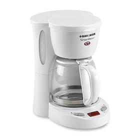 Black and Decker DCM575 5-Cup Programmable Coffeemaker, White by Black & Decker