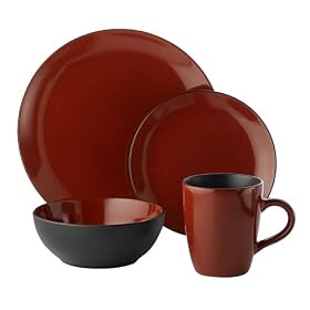Corelle Round 16-pc. Dinnerware Set - Chili Red by 