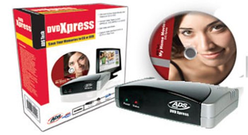Elektronik und Foto: ADS DVD Xpress extern Videoschnitt Analog-in MPEG-2 Hardware Encoder,USB 2.0