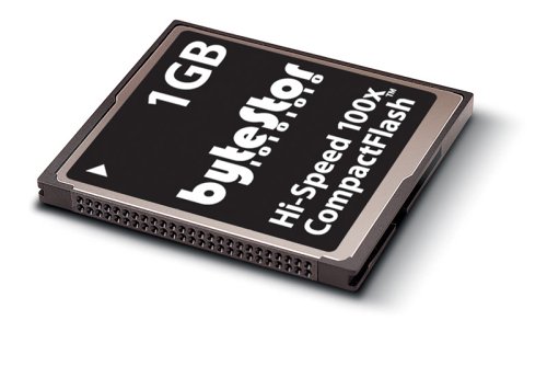 Kamerazubeh&ouml;r: ByteStor Highspeed CF 1GB CompactFlash (100x) Speicherkarte (Retailverpackung)