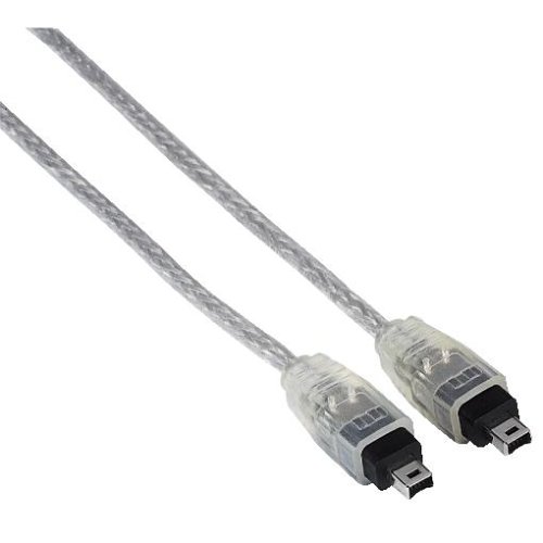 Heimkinosysteme: Hama 2,0 m Firewire-Kabel 4pol-4pol Transparent