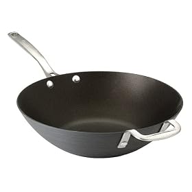 Kitchen Essentials® from Calphalon® Hard Anodized 12" Stir Fry by Woks