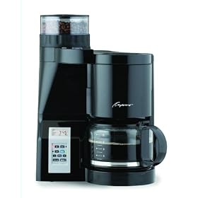 Capresso 454 CoffeeTEAM-S Coffee Maker Burr Grinder Combination by Capresso