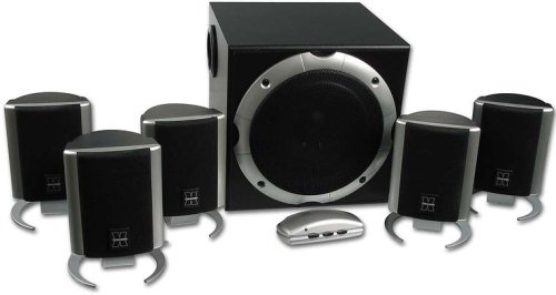 Computerzubeh&ouml;r: X-Tensions XS-445 Carbon 5.1 PC-Lautsprecher