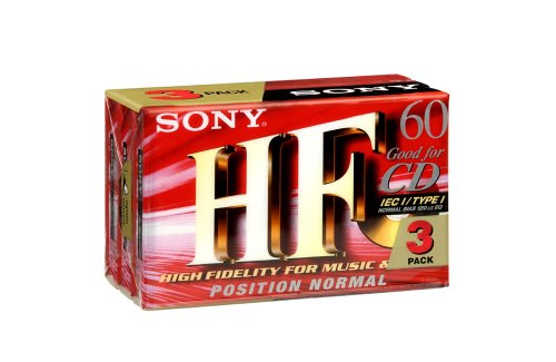 Festplatten: Sony C-60 HF Audiokassetten (60min) 3er Pack
