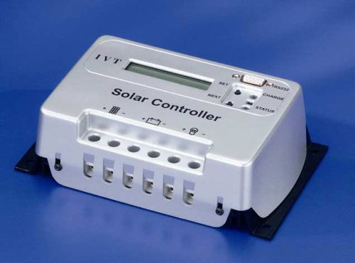 Navigationssysteme: IVT Solar-Controller 12V,24V 10A mit Display SCD10