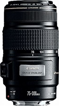 Camcorder: Canon 4,0 - 5,6 75 - 300MM EF IS USM Objektiv