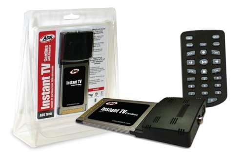 Elektronik und Foto: ADS Instant TV Cardbus TV Karte analog Notebook Fernbedienung Timeshift Video-IN