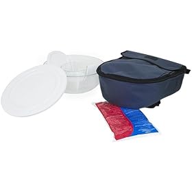 Pyrex Portables 7-Piece Set, Black by Bakeware Sets