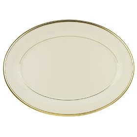 Lenox Eternal 16-Inch Fine China Oval Platter by Lenox China