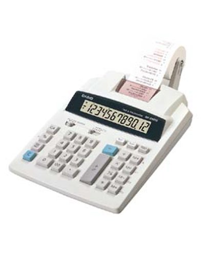 Casio HR-150TEPLUS-W 2 Color Printing Calculator