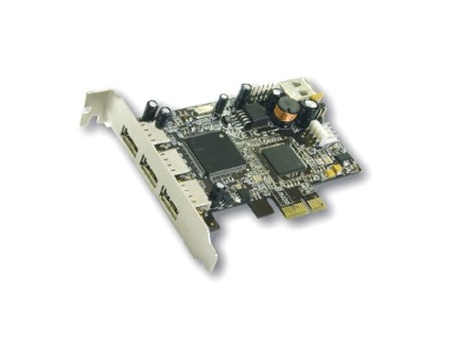 Drucker: EXSYS� Low Profile USB 2.0 PCI-Express Karte 3+1,