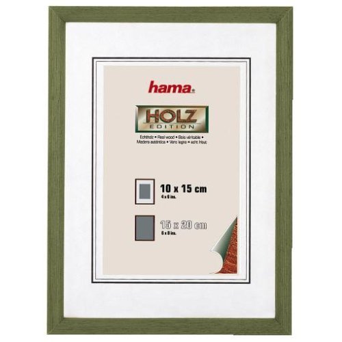 Heimkinosysteme: Hama 65569 Holz Rahmen Oregon Oliv 18X24
