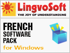 LingvoSoft collection de logiciels de traduction parlant Francais pour Windows