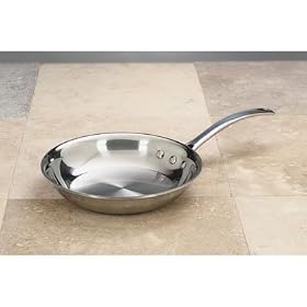 Gourmet Standard Professional Series Stainless Tri-Ply 8 Inch Skillet - AS11112 by Gourmet Standard