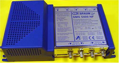 Festplatten: Spaun 5x4 Multischalter SMS 5409 NF ; f�r 4 Anschl�sse ; 5 Jahre Garantie