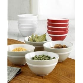 Emeril Professional Set of Four Spice Cellars, Linen White by Wedgwood