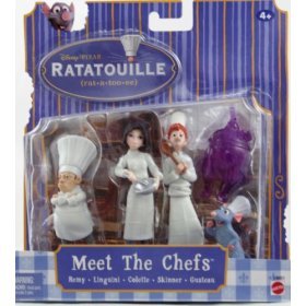 Disney Pixar Ratatouille Movie Action Figure - Moments Meet the Chefs 