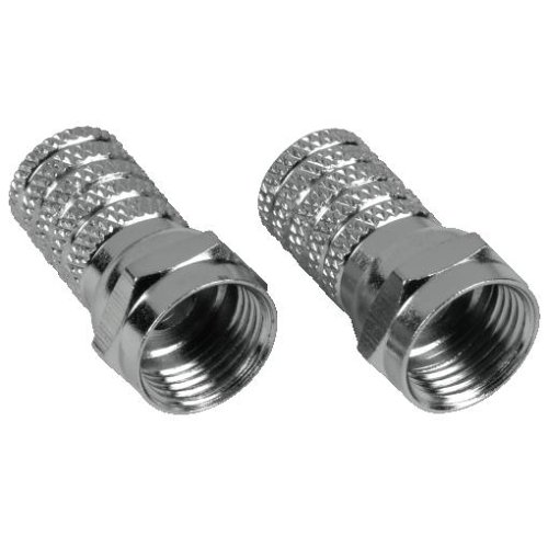 Heimkinosysteme: Hama F-Stecker 5,8 mm; 2 St�ck