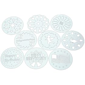 Kaiser Bakeware Patisserie 10-Piece Cake Stencil Set, Special Occasion by Bakeware Sets