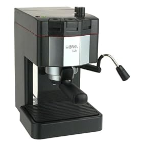 Pump Versatile Uno Pump Espresso Machine, Black by Briel