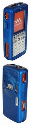 Verst&auml;rker und Receiver: VCT Crystal Case BLUE Sony-Ericsson W800i