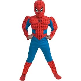 Kid's Spiderman Costume (Size:Small 4-6)