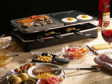 Handys ohne Vertrag: Gourmet/Raclette mit hei�em Stein 1500 Watt bis zu 8 Personen