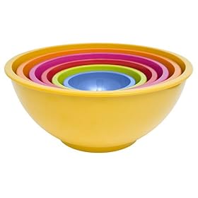 Zak Designs Colorways Set of 6 Bowls - Large, Assorted Brights by Zak Designs
