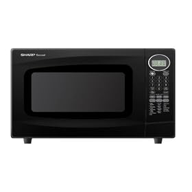 Sharp R-306LK Mid Size 1.0 Cu Ft Black Microwave by Sharp