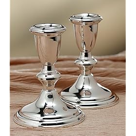 Sterling Silver Candlesticks 4-1 4 614P-E by Candlesticks