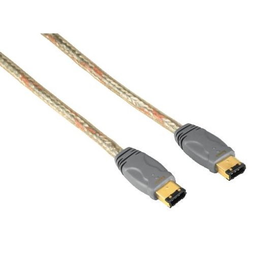 Heimkinosysteme: Hama 6-pol.-IEEE 1394-FireWire-/i-Link-Verbindungskabel, 2,0 m