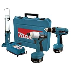 Makita 6935FDWDEX 14.4-Volt NiMH Cordless Impact Driver Kit with 6337 MForce Drill and ML143 Fluorescent Work Light