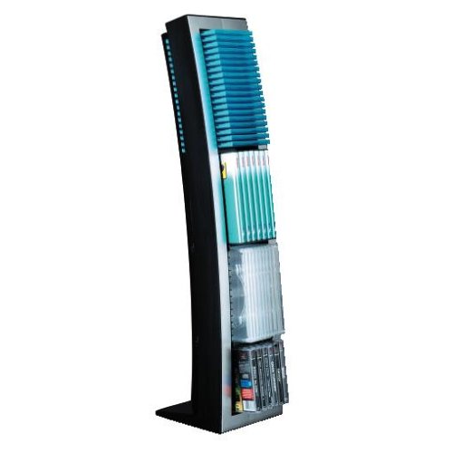Heimkinosysteme: Hama CD-/DVD-Turm "SilverLine" 60, Schwarz/Silber