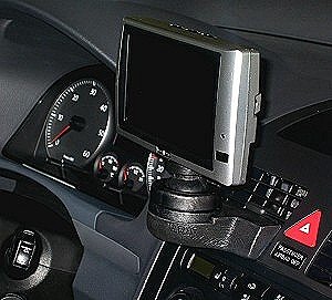 Elektronik und Foto: ARAT Navigationshalterung f�r VW Touran (mit Klimatronik) ab Bj. 03